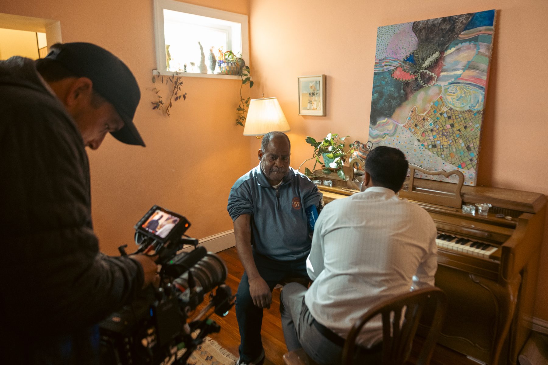 Filming in a home