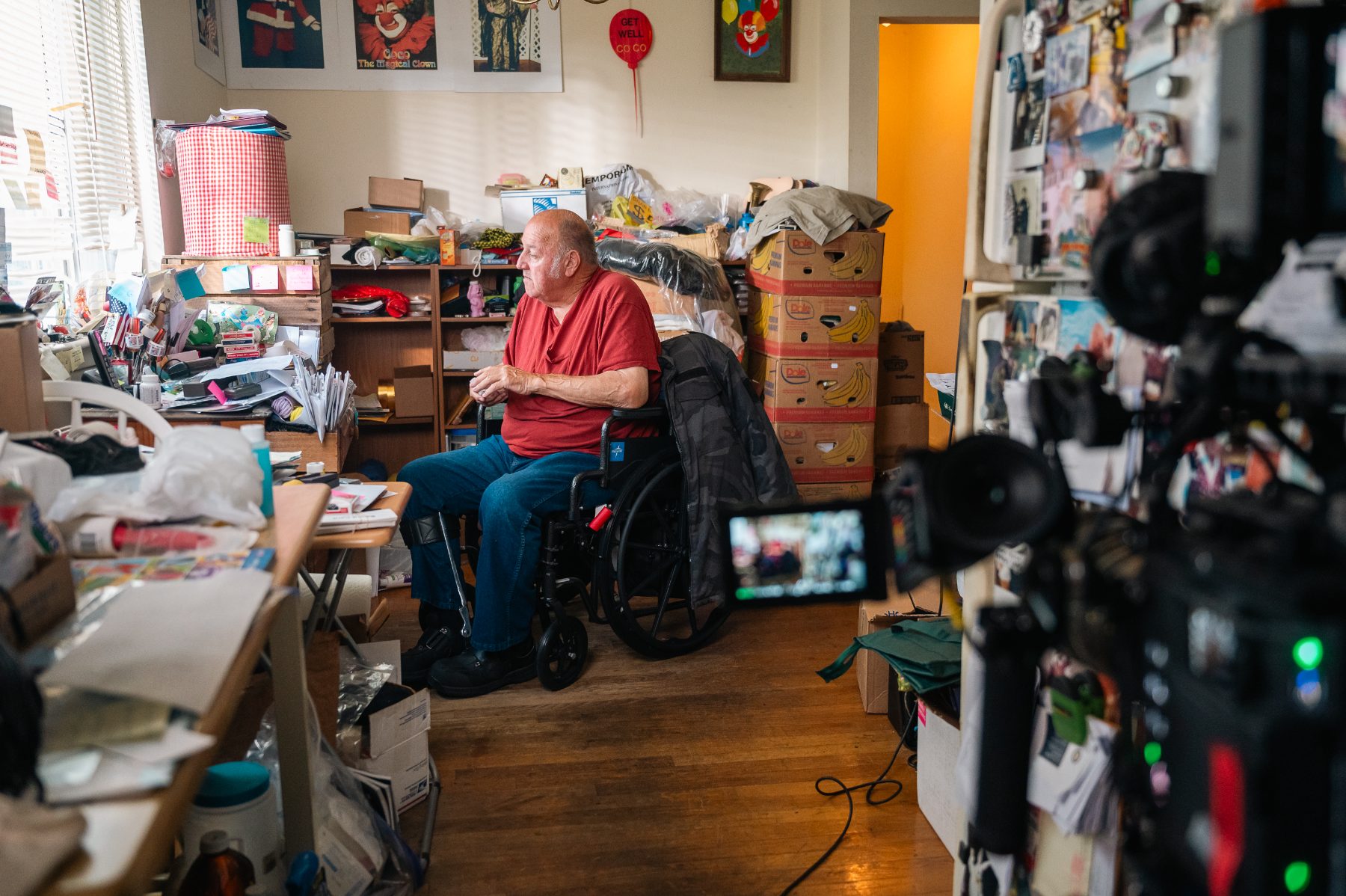 A patient at home during a Modern Innovation shoot